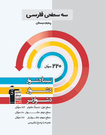 سه سطحی فارسی پنجم ابتدایی قلم چی 